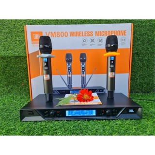 Micro không dây JBL VM800 (Bản 2022) - Hàng nhập khẩu loại 1 - Mic cảm ứng nhiệt tự ngắt và cảm biến gia tốc