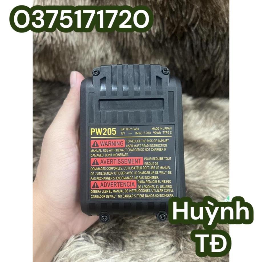 Vỏ mạch 5S 2P 18V - 21V china mẫu Dewatl có Led báo pin,