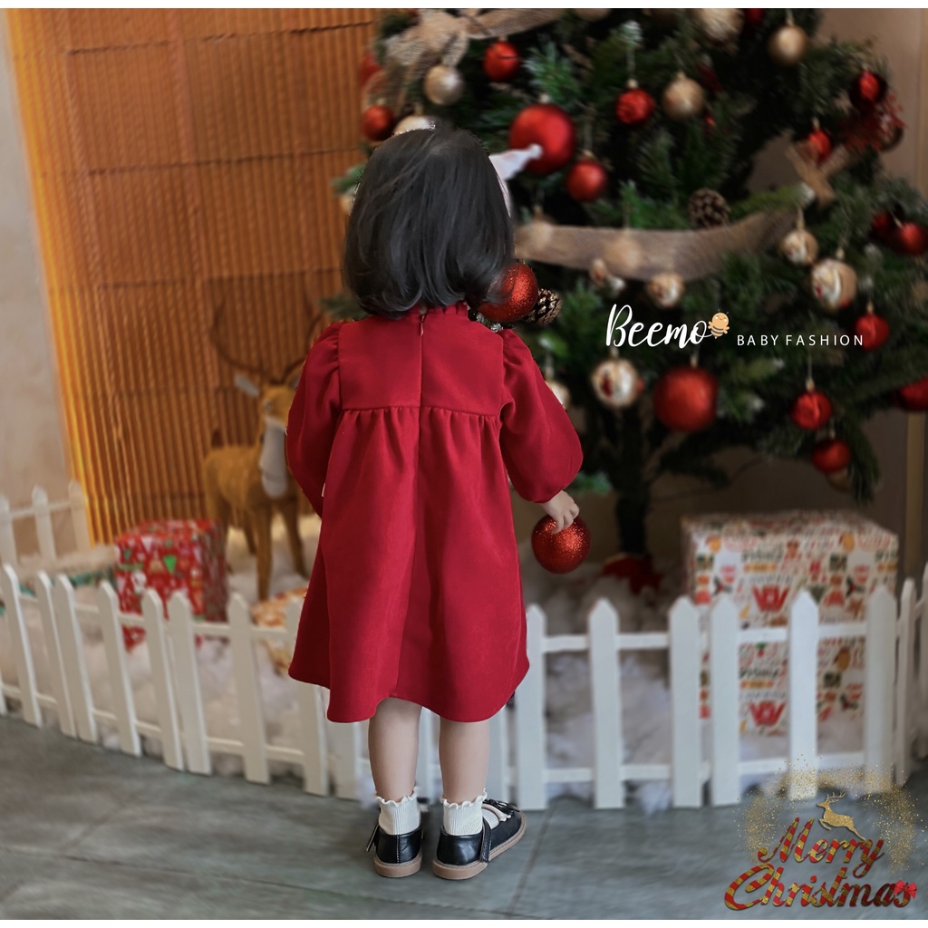Đầm babydoll noel/tết cho bé gái
