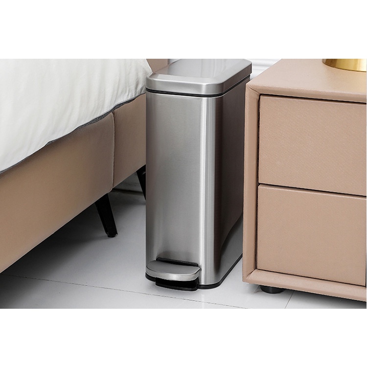 Thùng rác inox 8 lít cao cấp, Thùng rác nhà vệ sinh, Thùng rác phòng ngủ,Thùng rác chống ăn mòn chống han rỉ