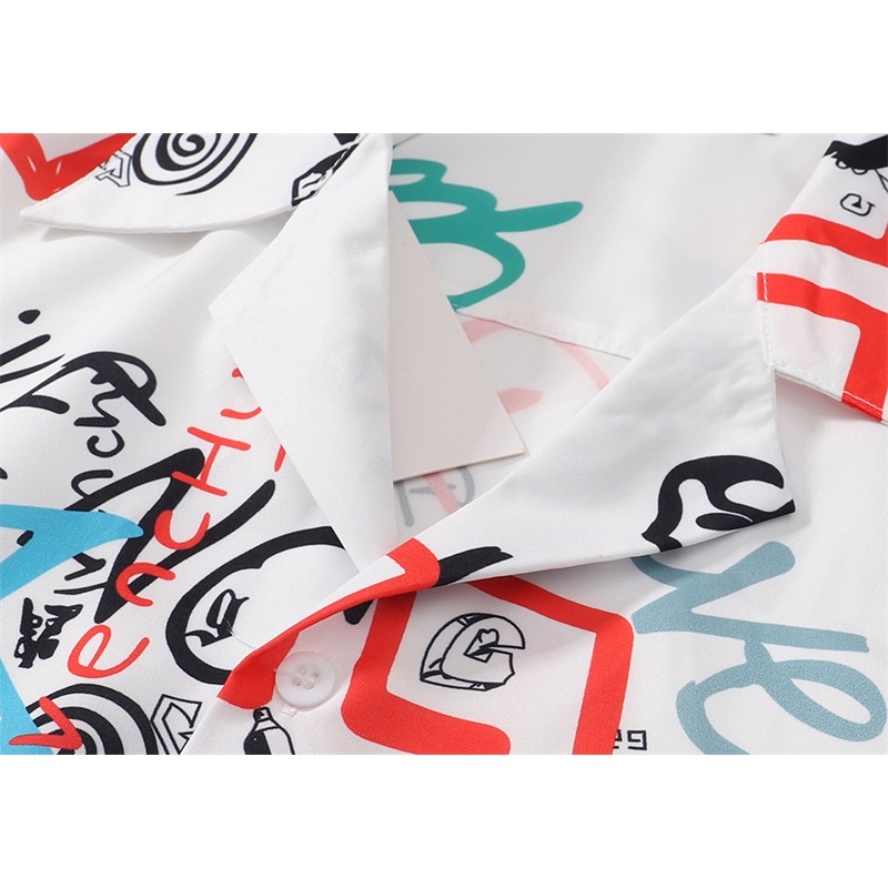 Áo Thun Tay Ngắn In Chữ Nhiều Màu Sắc Thời Trang Đường Phố Cho Nam Và Nữ Plus Size M-3XL