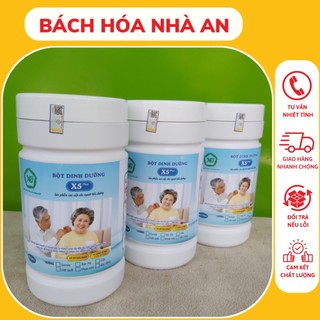 BỘT DINH DƯỠNG X5 PLUS- SẢN PHẨM CAO CẤP CHO NGƯỜI TIỂU ĐƯỜNG (hộp 500gr)