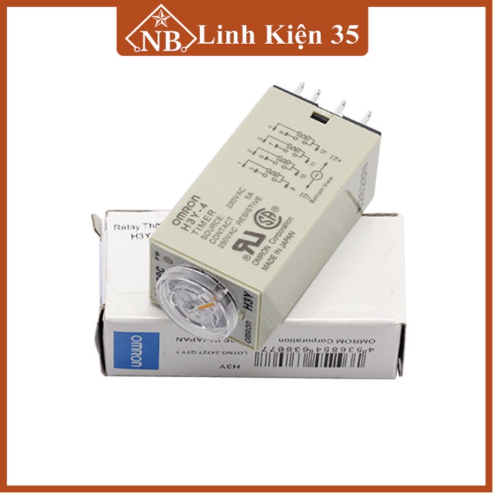 Relay thời gian Timer Omron H3Y-4 14P 220V