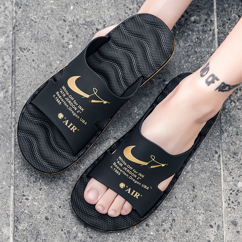 Dép Quai Ngang Đế Mềm Chống Trượt Thời Trang Mùa Hè Cho Nam