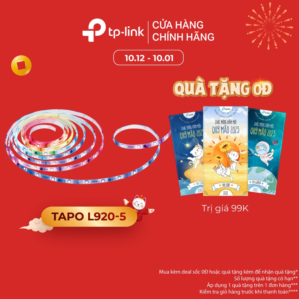 Bộ Led Dây TP-Link Tapo L920-5 WiFi Thông Minh Nhiều Màu Sắc
