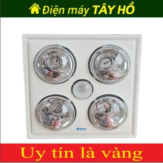 [HANS | H4B] Đèn sưởi 4 bóng âm trần H4B