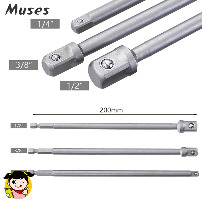 Đầu Nối Dài Chuyển Đổi Ổ Cắm Lục Giác Sang Ổ Cắm Vuông Chuyên Dụng