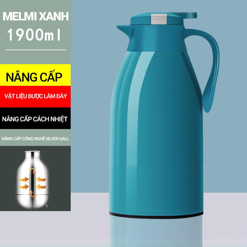 Bình Nước Giữ Nhiệt Dung Tích Lớn 1.9L Tiện Dụng Cho Gia Đình / Văn Phòng