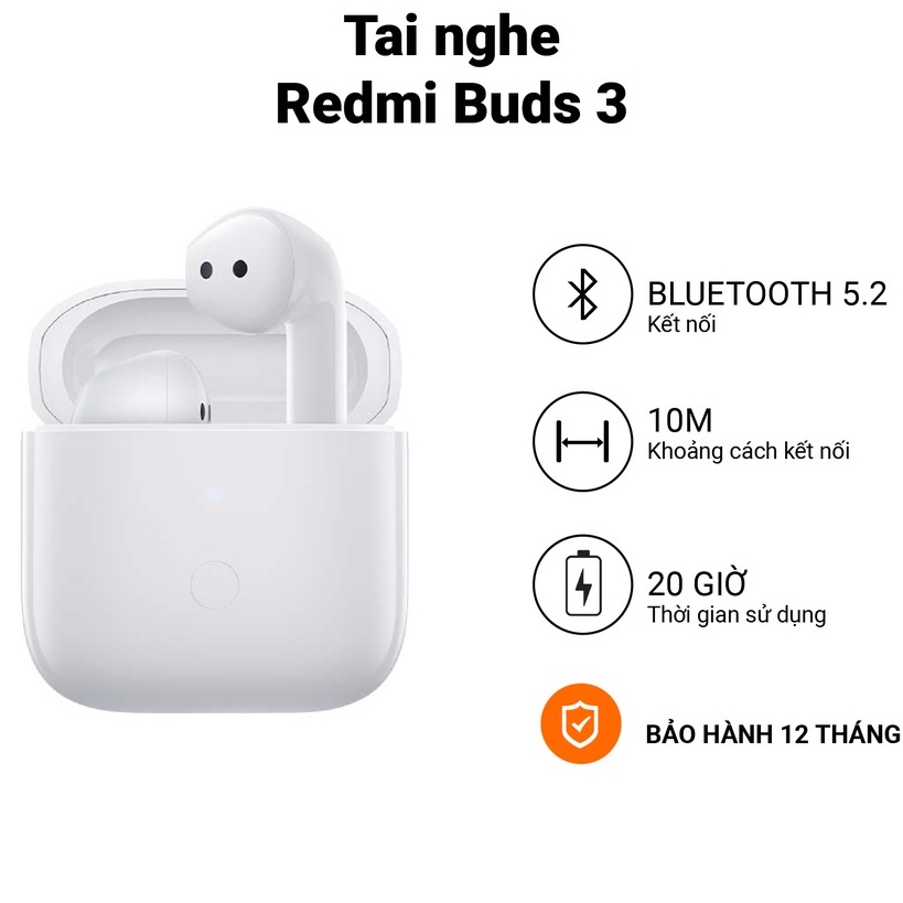 Tai nghe bluetooth không dây Xiaomi Redmi Buds3 Youth Edition chính hãng