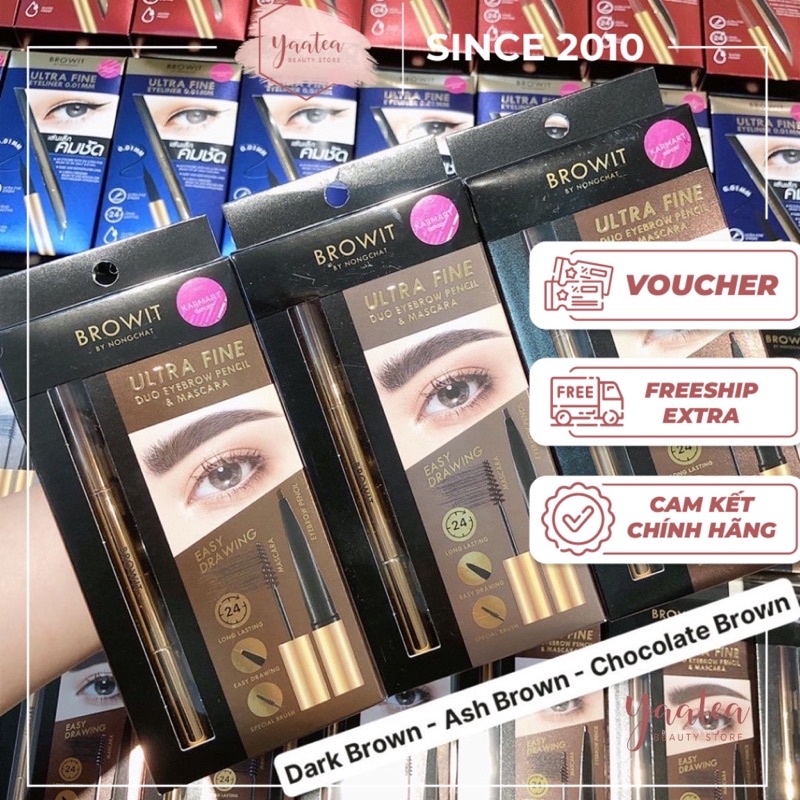 CHÌ &MASCARA MÀY 2IN1 NONGCHAT