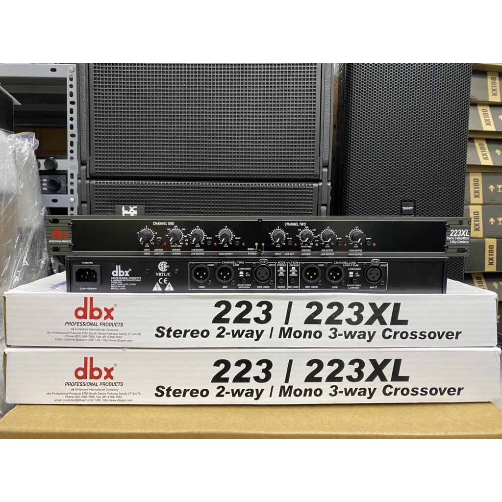Phân tần crossover dbx cắt sub cực hay - phân tần dbx - crossover dbx