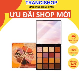 Bảng phấn mắt Lemonade Aesthetic Eyeshadow Palette 20.8g 16 ô bền màu siêu mịn lâu trôi TRANCI