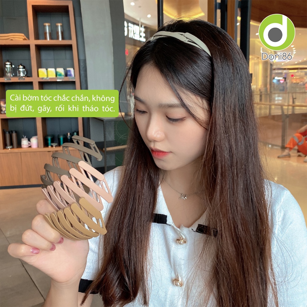 Cài tóc gấp gọn tiện dụng, màu sắc đa dạng, bền bỉ, không gây rụng tóc - Doni - DOPK311
