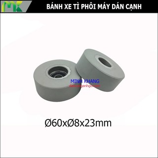 Bánh xe tì phôi máy dán cạnh