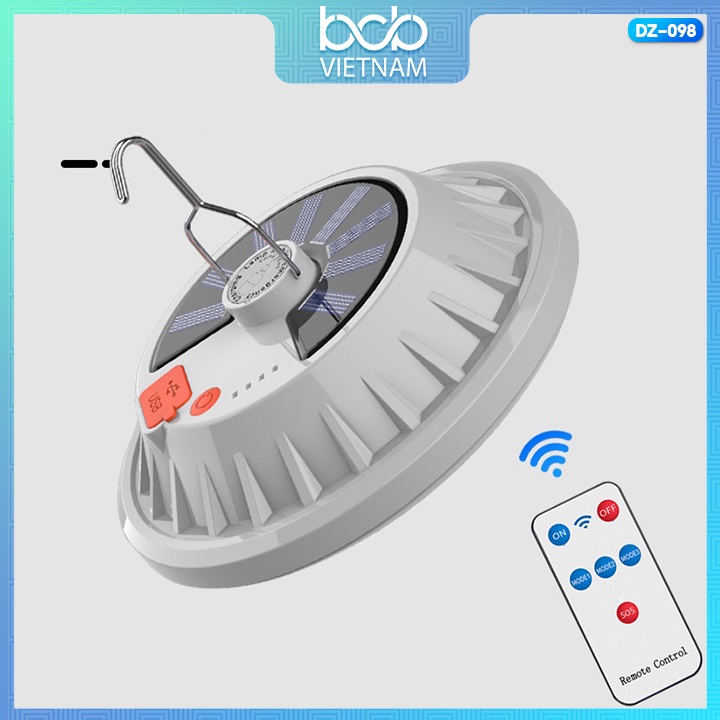 Đèn Năng Lượng Mặt Trời Đĩa Bay Tích Điện Đèn Led Nhiều Mẫu Có Đèn Báo Pin Kèm Theo Remote - Phím Tắt Mở Thủ Công DZ-098