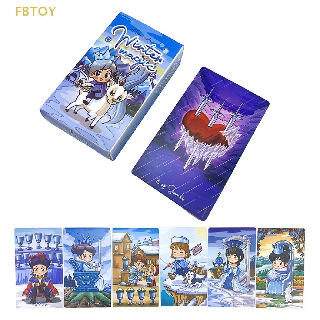 Bộ Bài Tarot Mùa Đông 12 * 7CM
