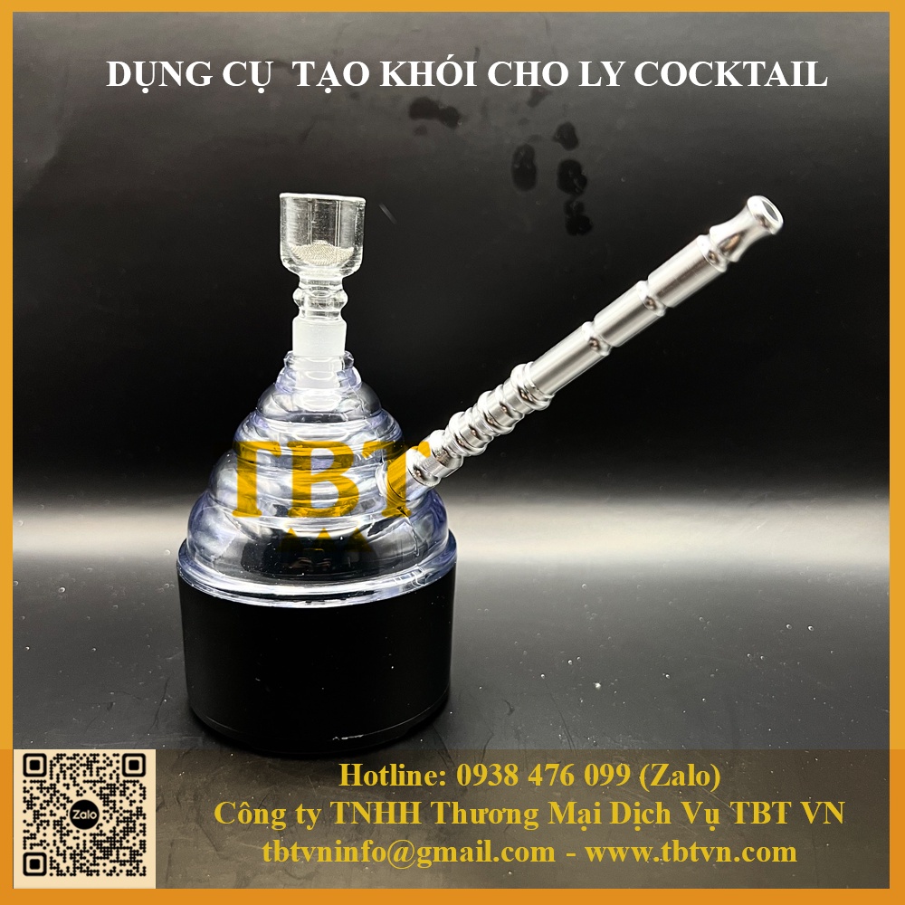 Dụng cụ tạo khói Pipe cho ly cocktail
