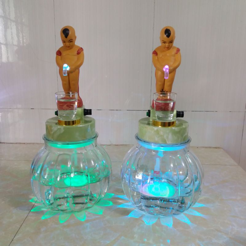 Máy Rót Rượu Tự Động Thủy Tinh ( Chú Tiểu V2 ) Thông Minh