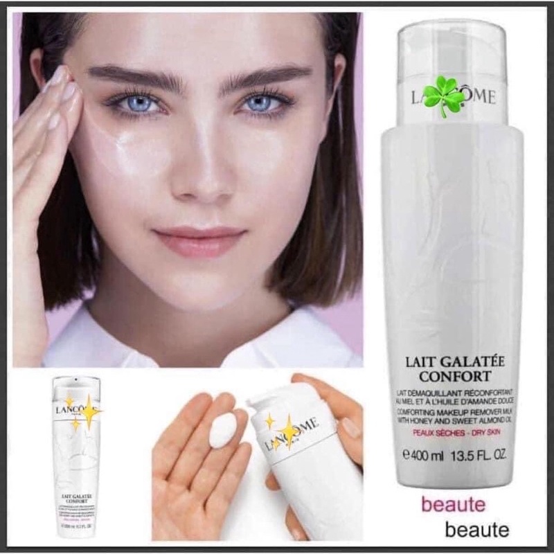 TẨY TRANG LANCOME DẠNG SỮA GALATEE CONFORT 400ml Chính Hãng (Tách set)