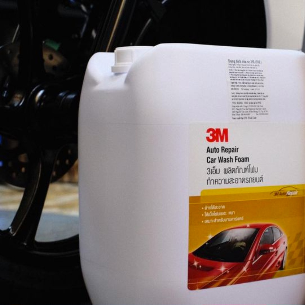 Xà bông rửa xe bọt tuyết , Nước rửa xe bọt tuyết 3M Car Wash Foam chiếc lẻ 1L - 3M Long Vu