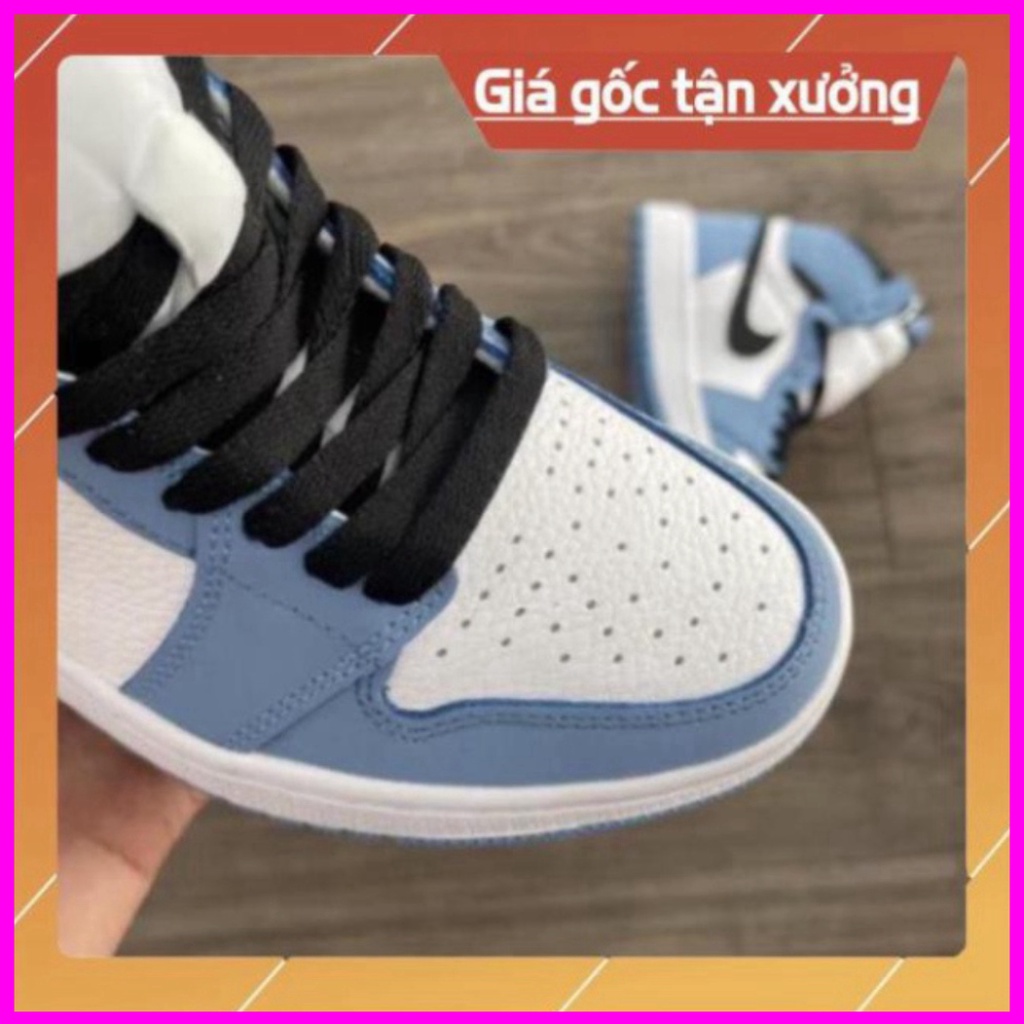 Giày Thể Thao Air Jd Xanh Móc Đen, Giày JD1 Cổ Cao Cao Nam Xmenshop2