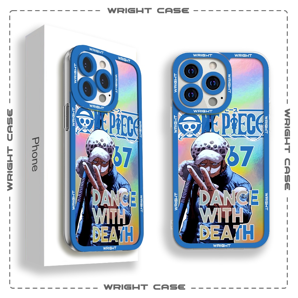 Ốp lưng iphone cạnh vuông T.D.W Law băng hải tặc Heart One Piece 6plus/7/8/8plus/x/xs/11/12/pro/max/plus/promax