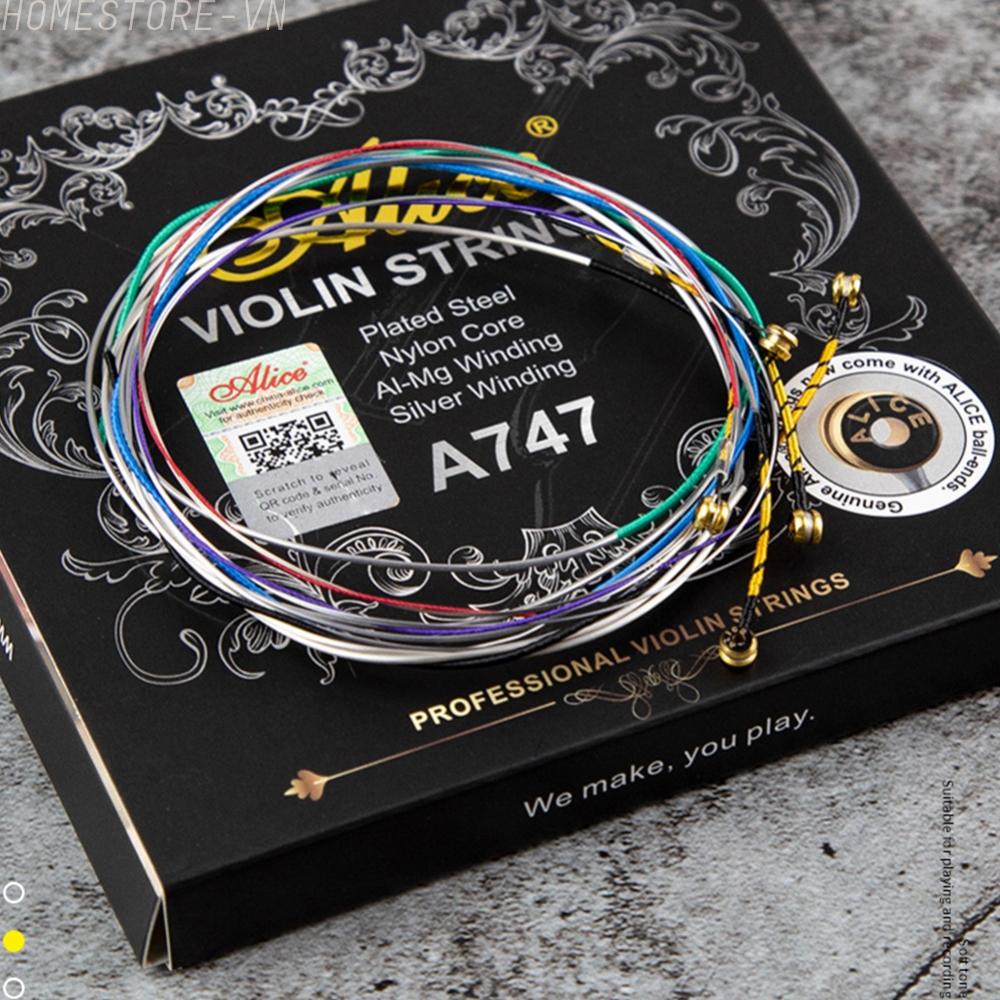 Phụ Kiện Lõi Nylon Al-Mg Cho Đàn Violin E A D G 4 / 4 3 / 4 1 / 2 1 / 4 1 / 8