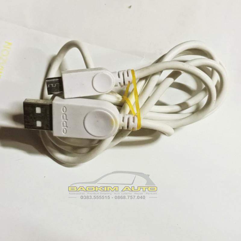 Dây cáp sạc nhanh điện thoại Micro USB, hàng zin chính hãng OPPO / River , hàng tồn kho chưa sử dụng
