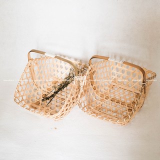 Giỏ quà mây tre, giỏ gói quà tết