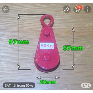 (GIÁ HỦY DIỆT) RÒNG RỌC TREO CÁP ĐA NĂNG