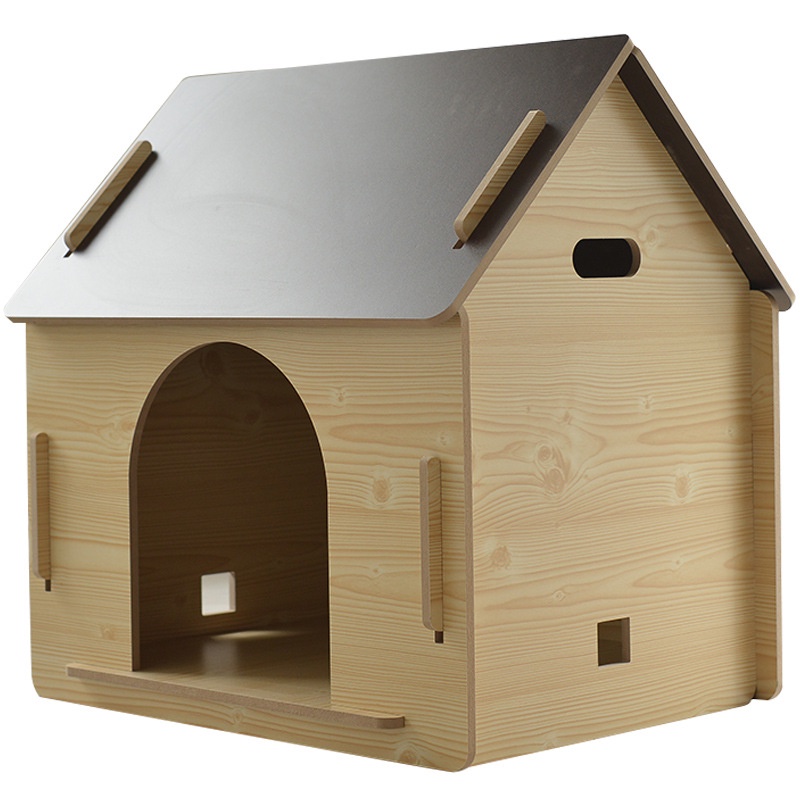 Nhà gỗ cho chó mèo, chuồng cho thú cưng Mitapet PS04