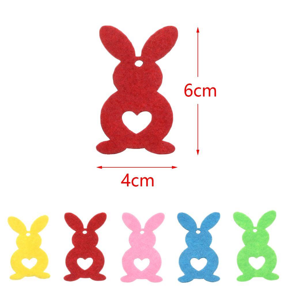 LAKAMIER Set 10 Thỏ Bằng Vải Nỉ Không Dệt Làm Quà Tặng