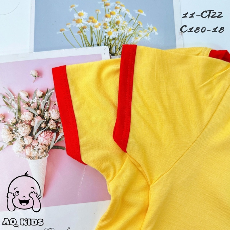 Bộ cộc tay TẾT chất thun lạnh Minky Mom cho bé trai bé gái