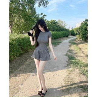 Đầm xòe chiết eo tôn dáng baby