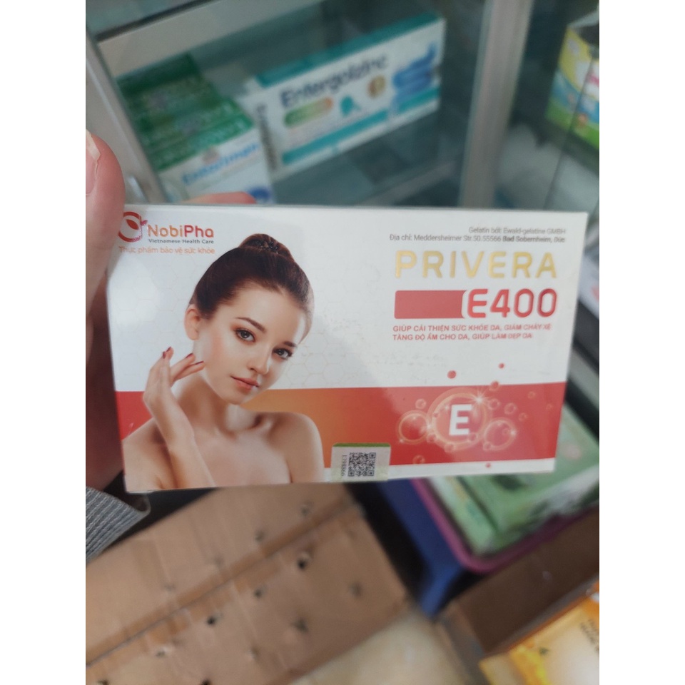 VITAMIN E ĐỎ PRIVERA E300 HỘP 30V