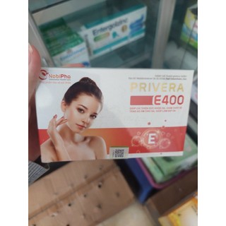 Vitamin e đỏ privera e300 hộp 30v