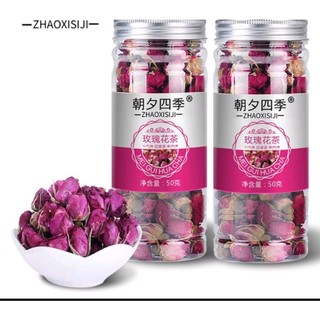 Trà hoa hồng khô tự nhiên hộp 50g