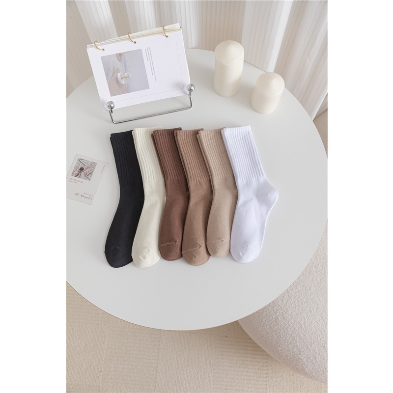 Tất vớ trơn gân to nam nữ