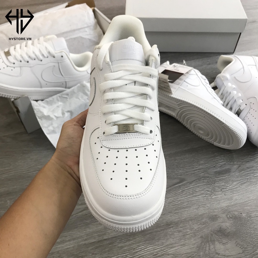 Giày AF1 Nike Air Force 1 Trắng Vệt Nâu Giày Sneaker Nam Nữ Nike AF1 Đi Học Đi Chơi G09