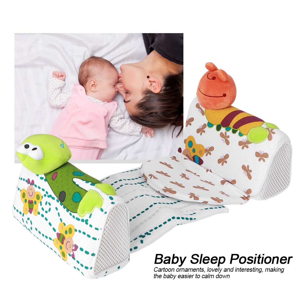 [Bán Nóng] Chống Méo Đầu, Gối nằm chống bẹp đầu cho bé Chiều cao, gối bông mềm chống méo đầu phù hợp cho trẻ sơ sinh có thành chặn HDbabies