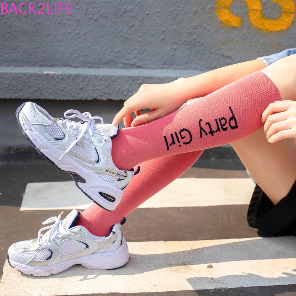 Vớ Dài Thêu Chữ Sau Lưng Phong Cách Lolita Ngọt Ngào Cho Nữ 2life