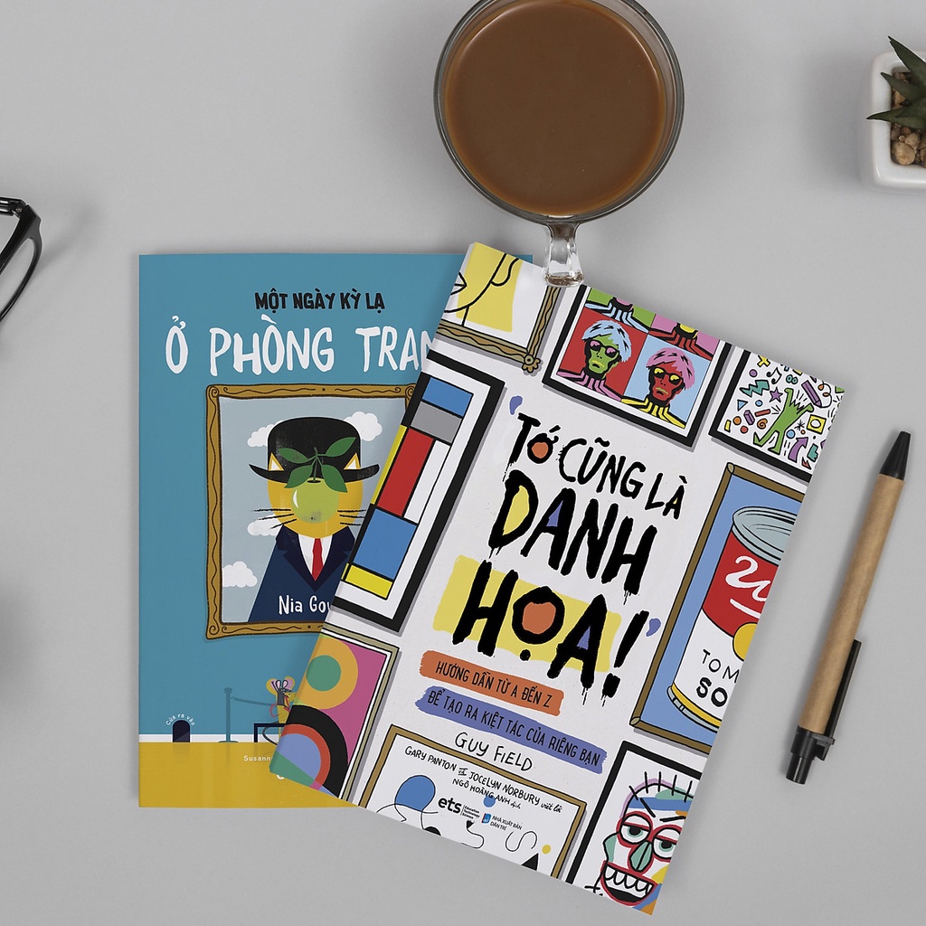 Sách - Combo Đến Với Nghệ Thuật Dành Cho Thiếu Nhi: Một Ngày Kỳ Lạ Ở Phòng Tranh + Tớ Cũng Là Danh Họa