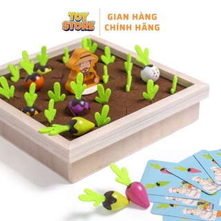 Bộ đồ chơi nhổ củ cải, cà rốt rèn luyện trí nhớ toystore FUDAER đồ chơi giáo dục cho bé
