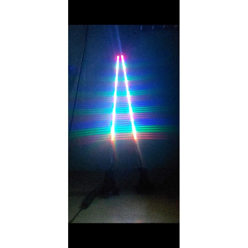 Cây ăng teng nháy đuổi 36 kiểu, đèn trang trí ô tô dài 70cm, điện chung 12v, 24v