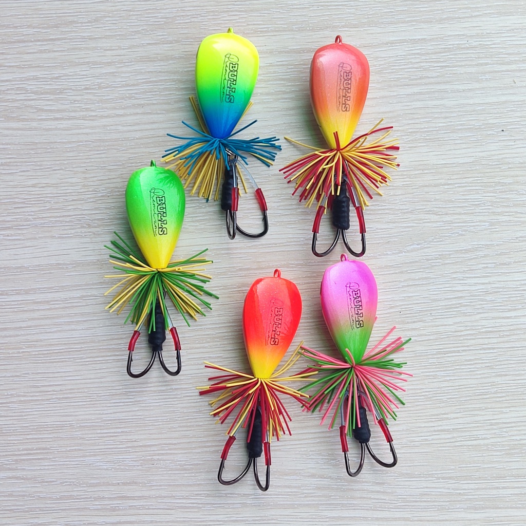 Mồi câu lure nhái nhảy Bulls Premium