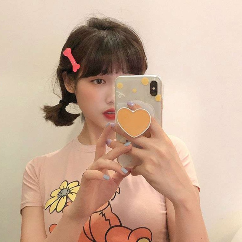 Kẹp Tóc Hình Khúc Xương Hoạt Hình Bằng Acrylic Cho Nữ