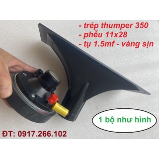LOA TREBLE KÈN THUMPER CHÍNH HÃNG NHẬP KHẨU + TỤ 2.2MF + HỌNG 11x28 - GIÁ 1 CÁI