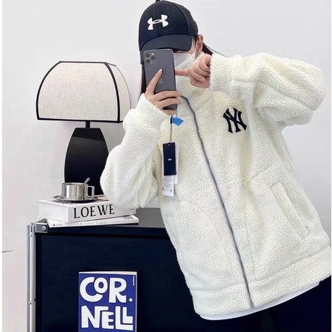 Áo Khoác Lông MLB NY Siêu Ấm Cho Nam Nữ
