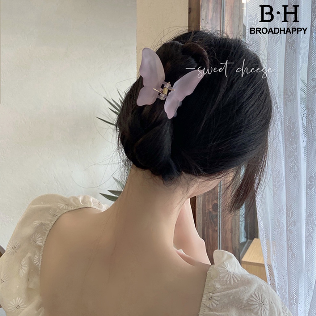 Kẹp Tóc Hình Bướm Răng Chéo Thanh Lịch Thời Trang