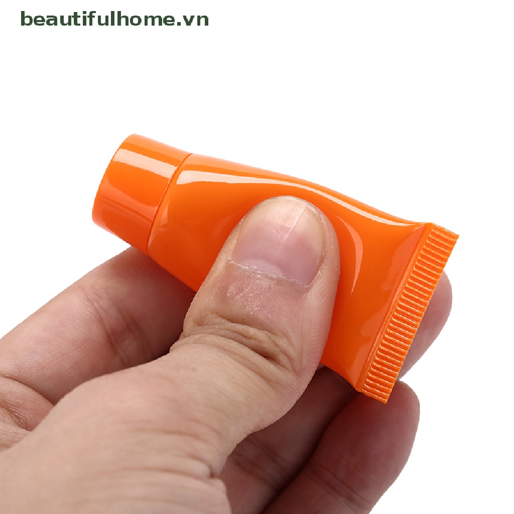 Set 5 Ống Rỗng 10ml Bằng Nhựa Mềm Chuyên Dụng Cho Đựng Mỹ Phẩm